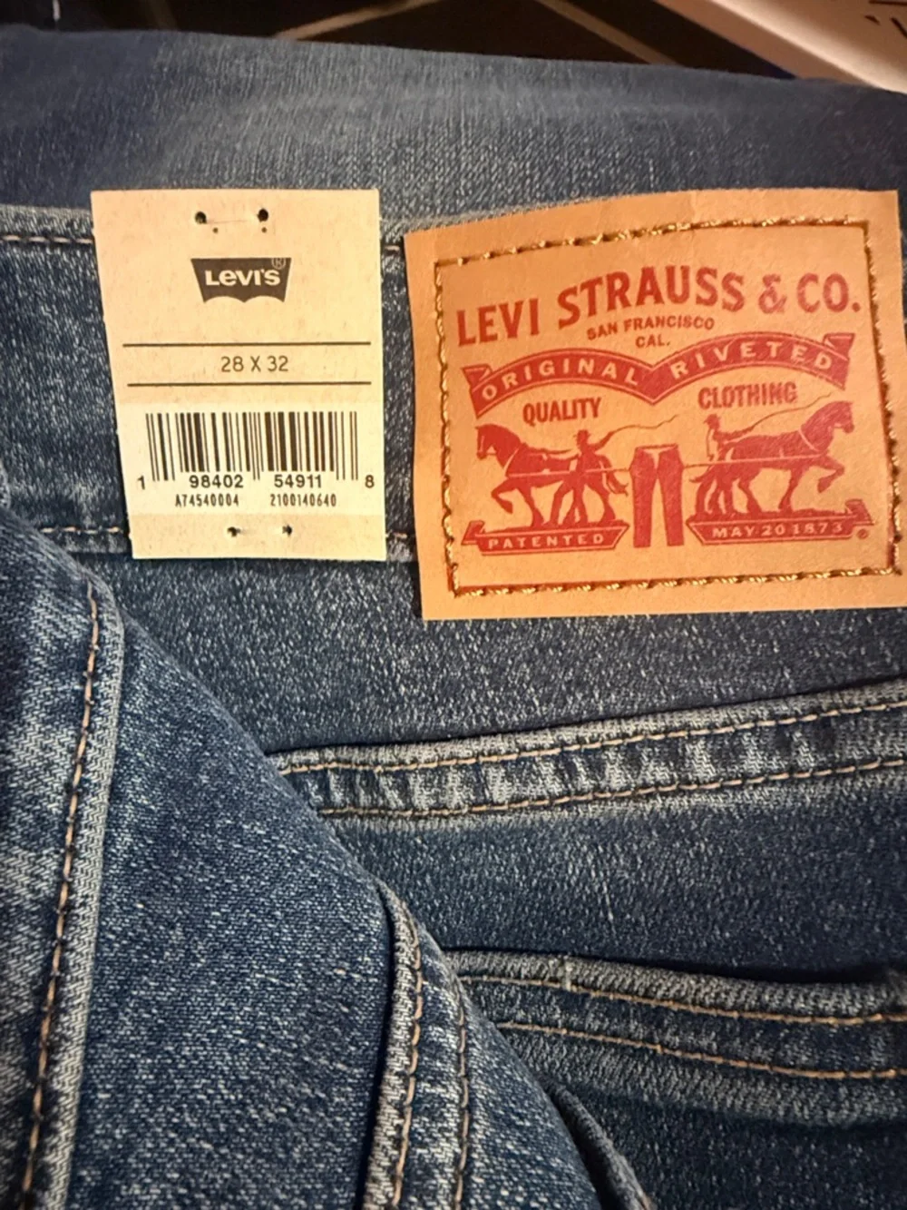 Levi's Superlow Flare Dark Jeans Dark Indigo - Picture 8 of 8